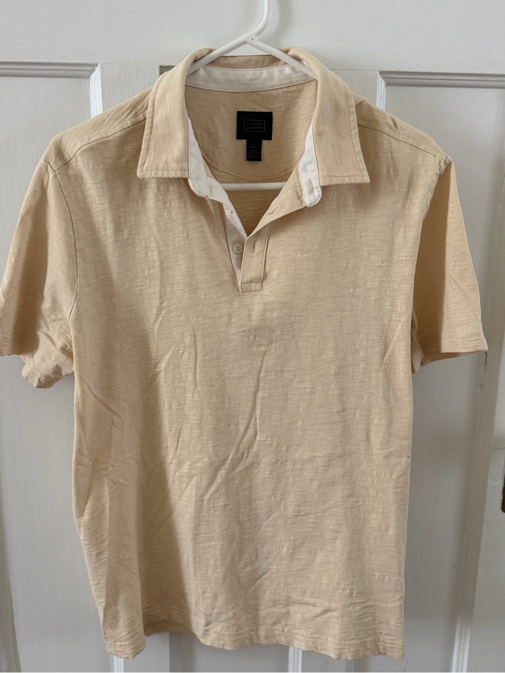 Men's Beige Polo Shirt - Classic Casual